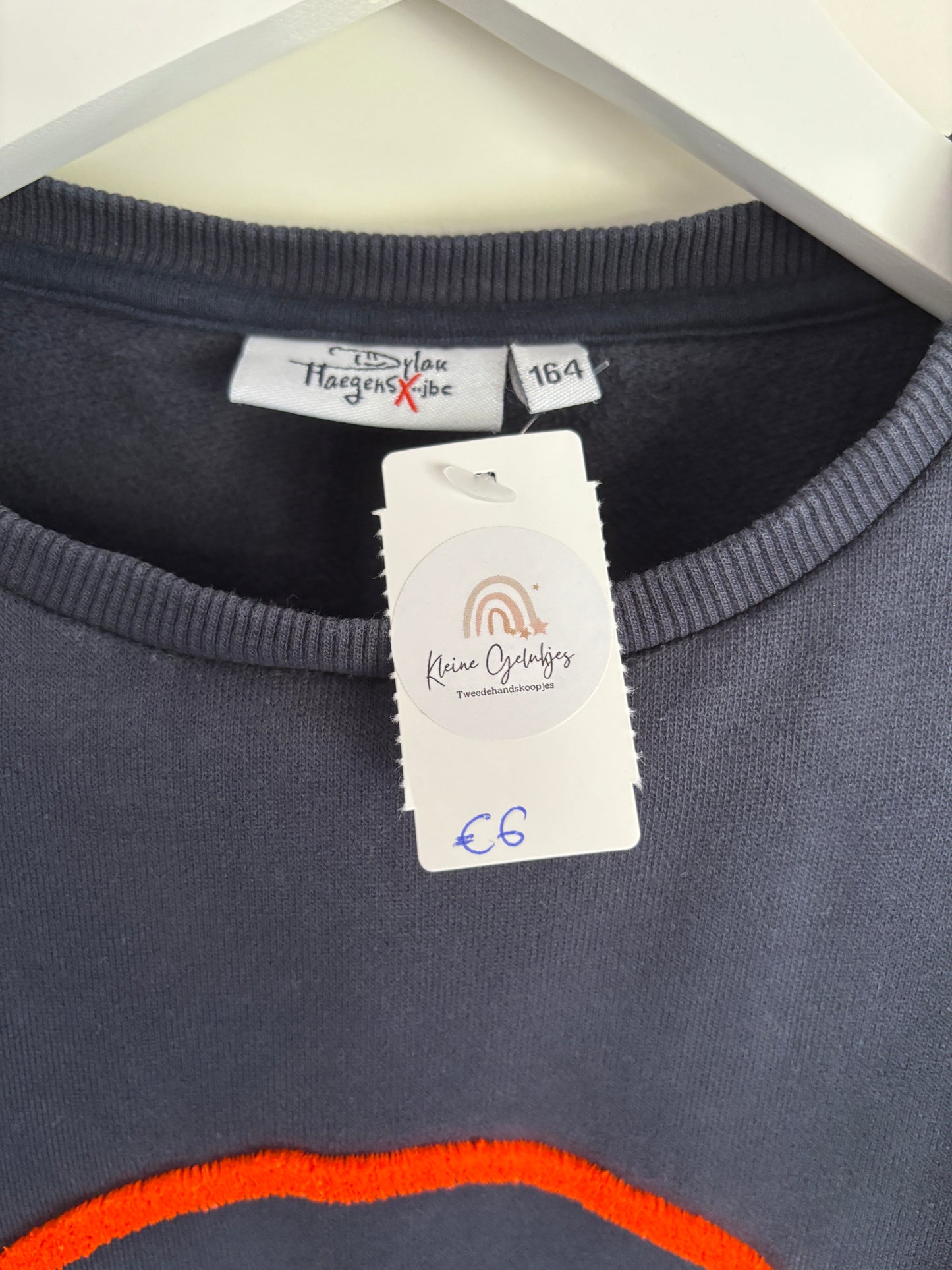 Marineblauwe sweater