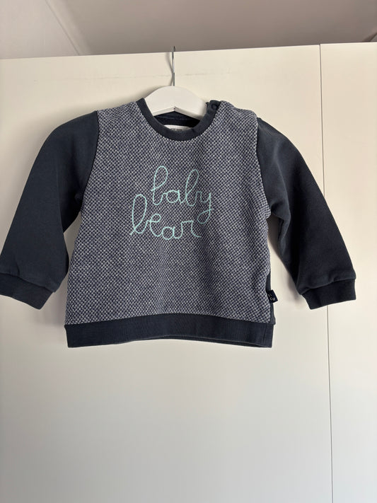 Blauwgrijze sweater "Baby Bear"