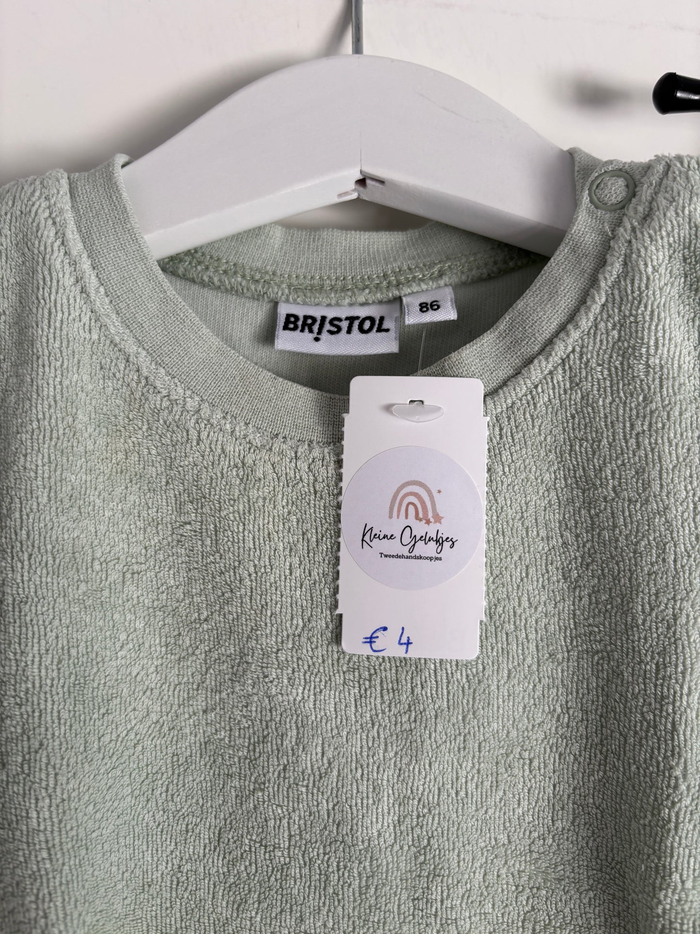 Setje in badstof: T-shirt en shortje