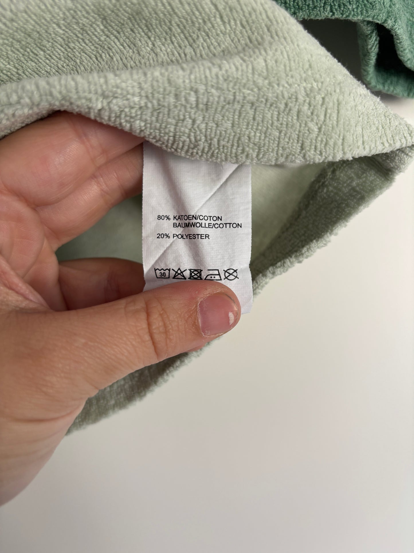 Setje in badstof: T-shirt en shortje