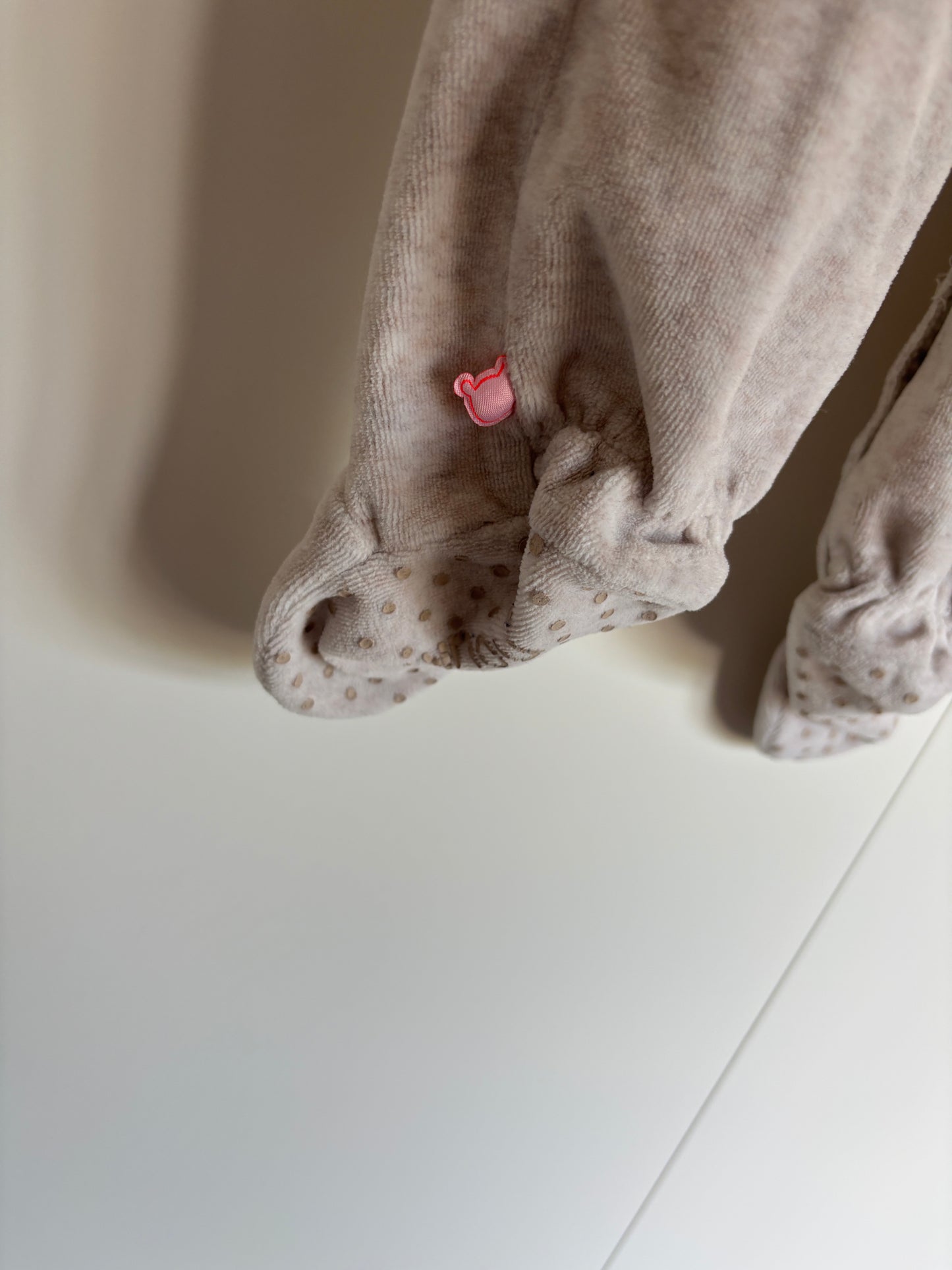 Beige eendelige winterpyjama