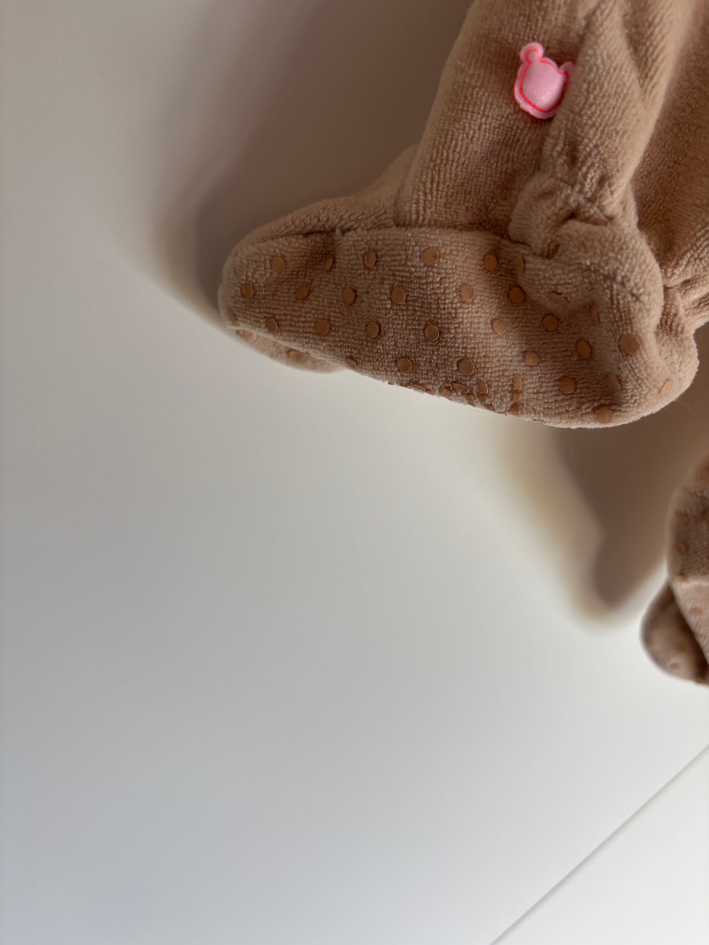 Beige eendelige winterpyjama