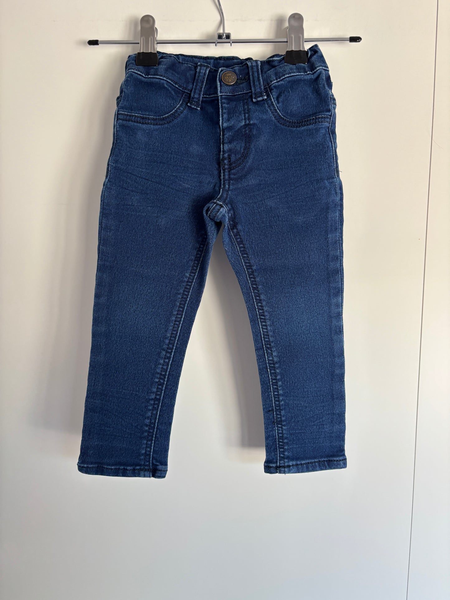 Donkerblauwe jeansbroek