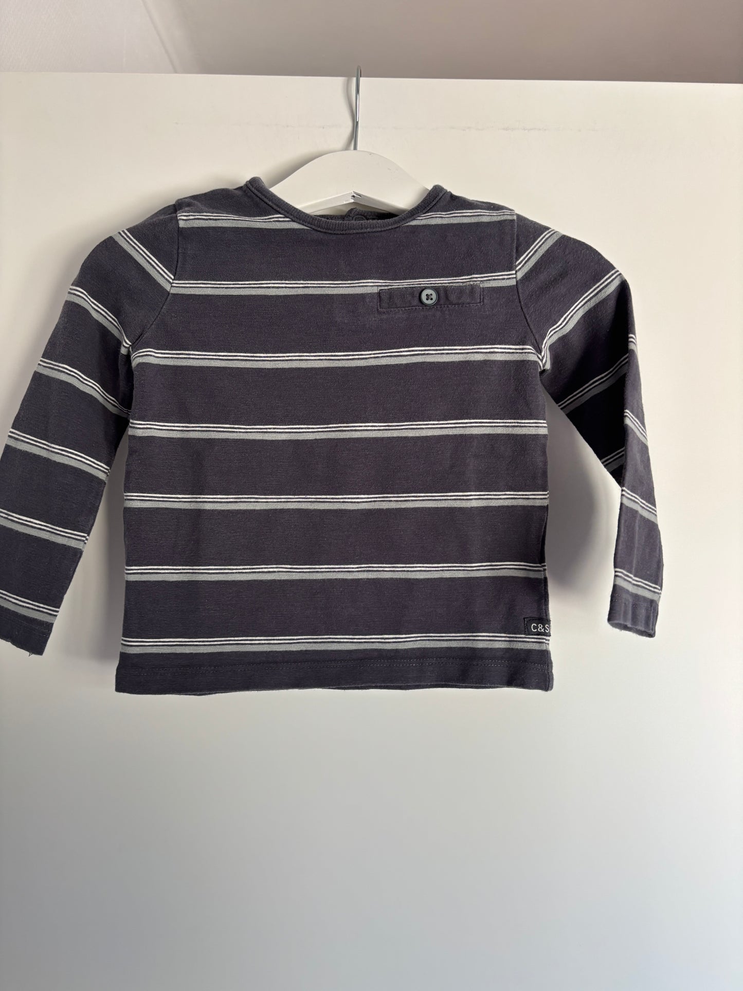 3-delige set: sweater, longsleeve en joggingbroekje