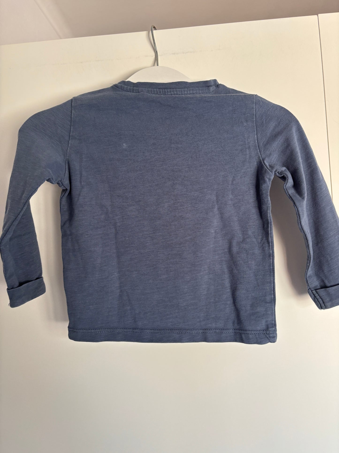 Blauwe longsleeve