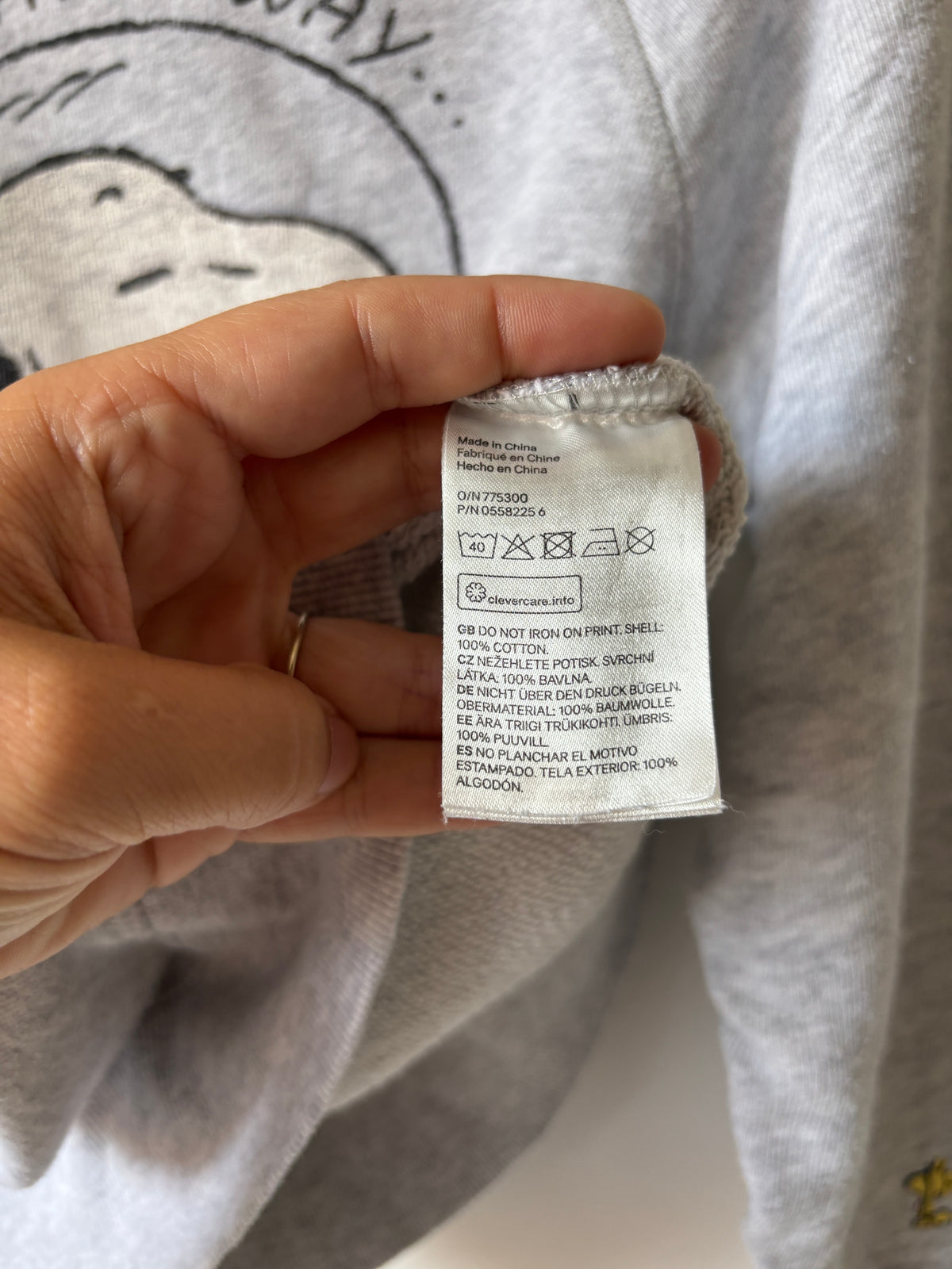 Lichtgrijze sweater | H&M | S