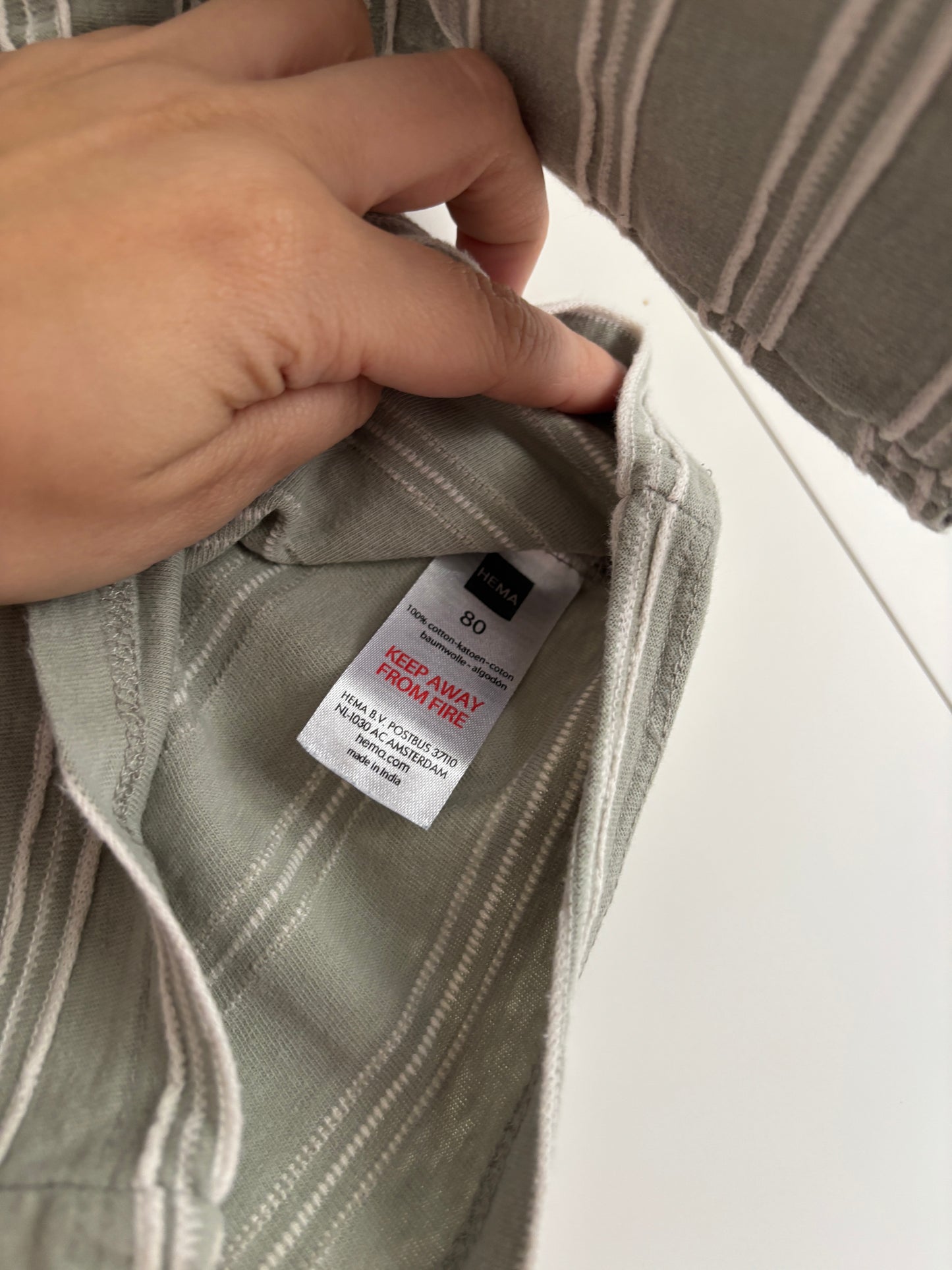 Gestreepte longsleeve