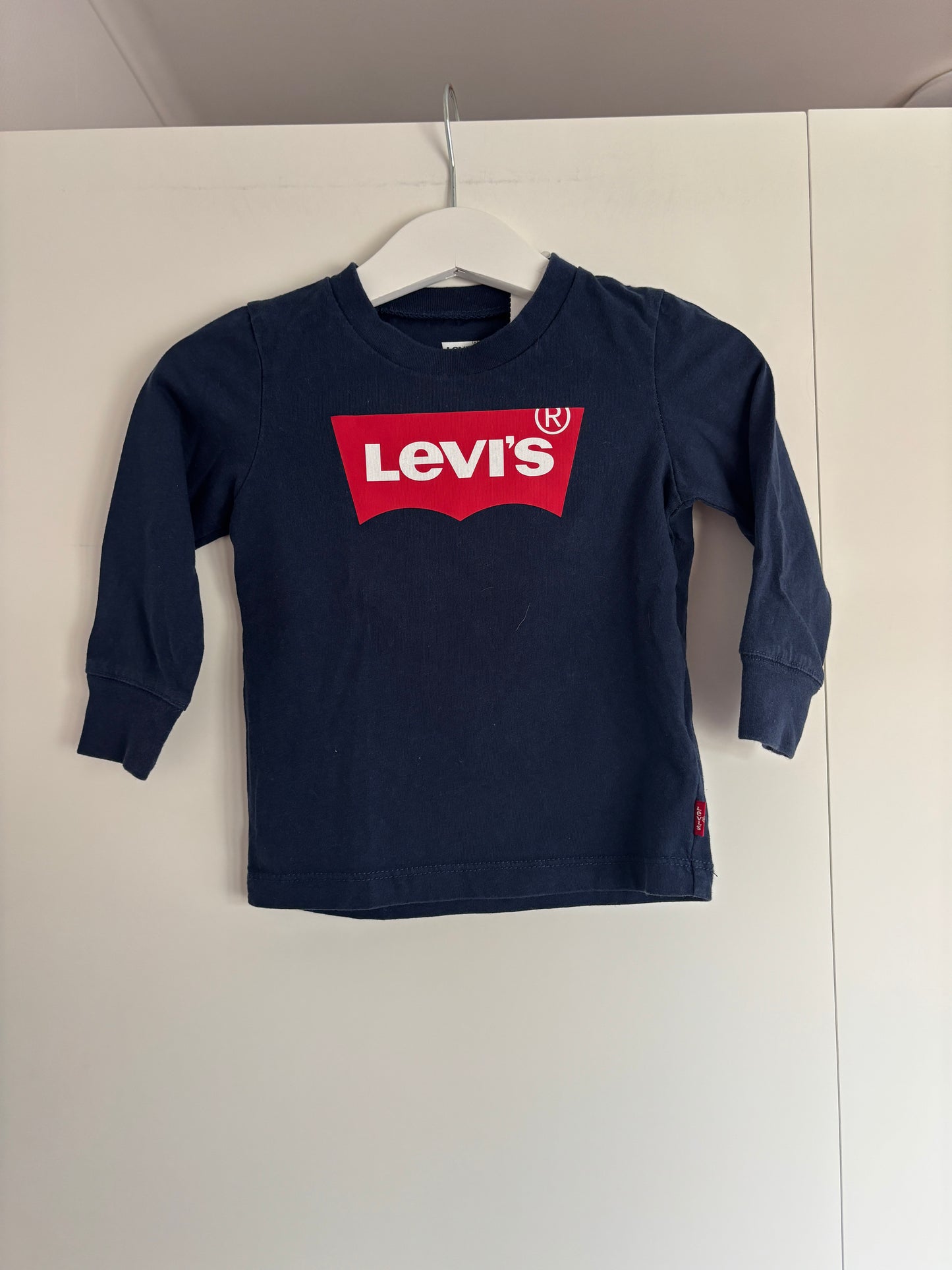 Marineblauwe longsleeve