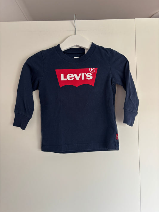 Marineblauwe longsleeve