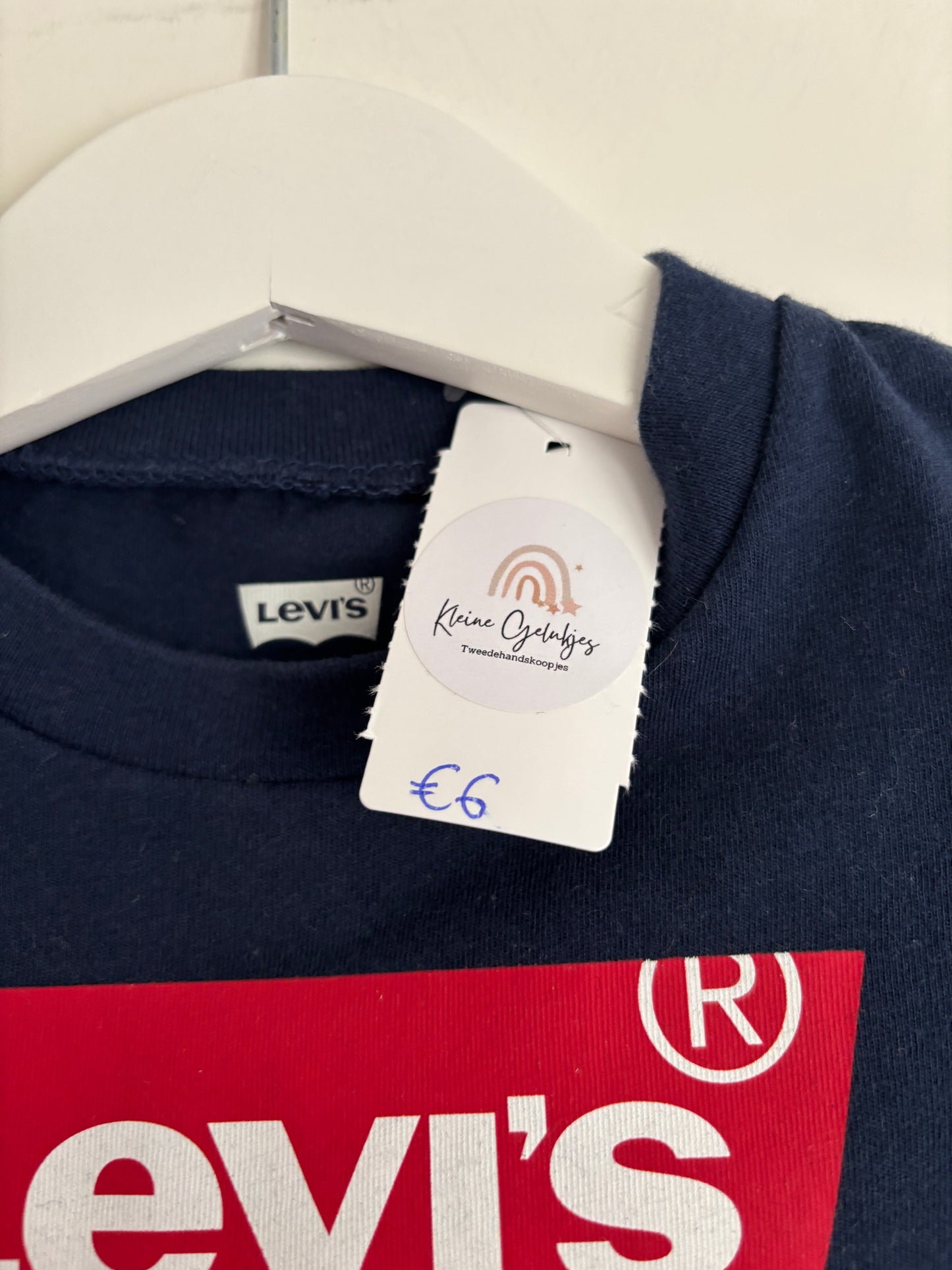 Marineblauwe longsleeve