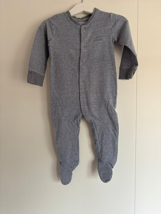 Blauwe eendelige pyjama