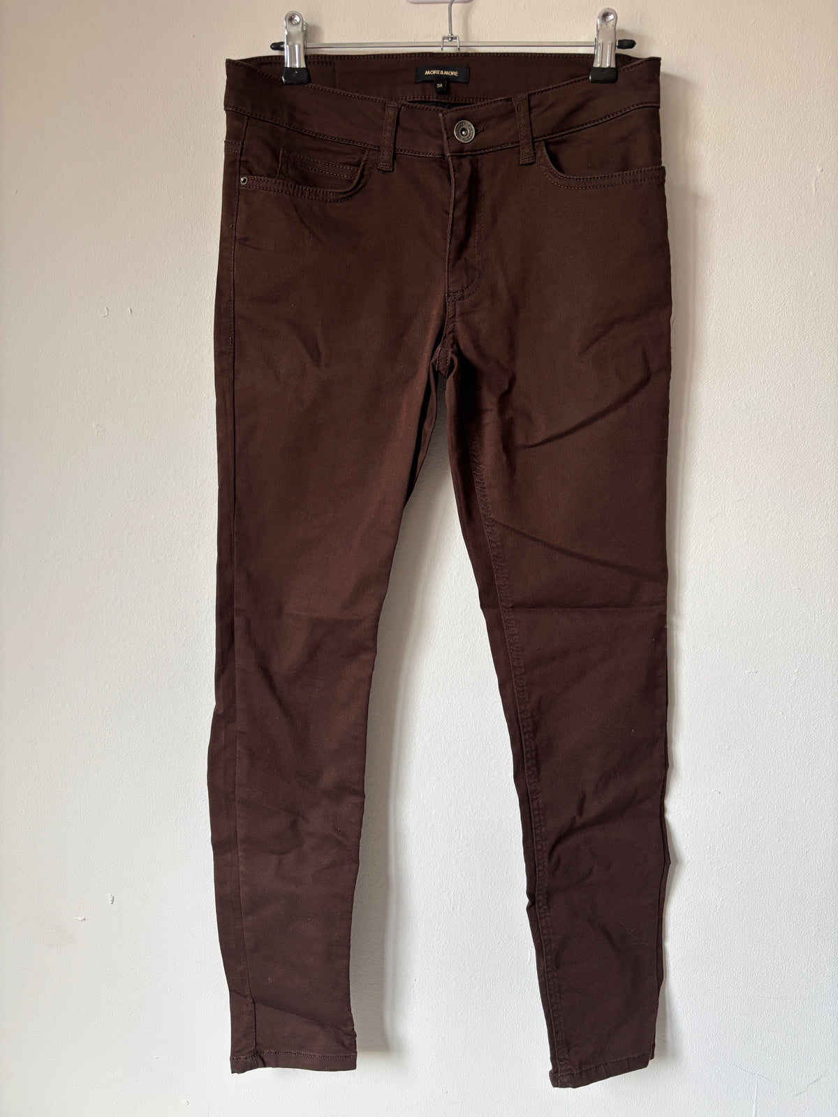 Bruine jeansbroek | More & More | 34