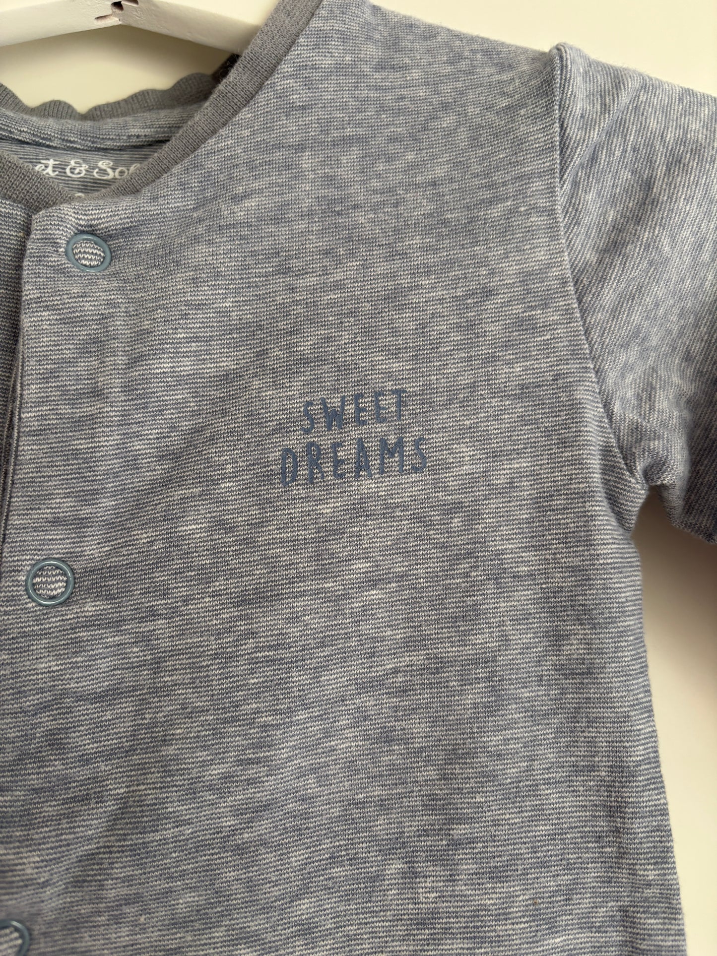 Blauwe eendelige pyjama