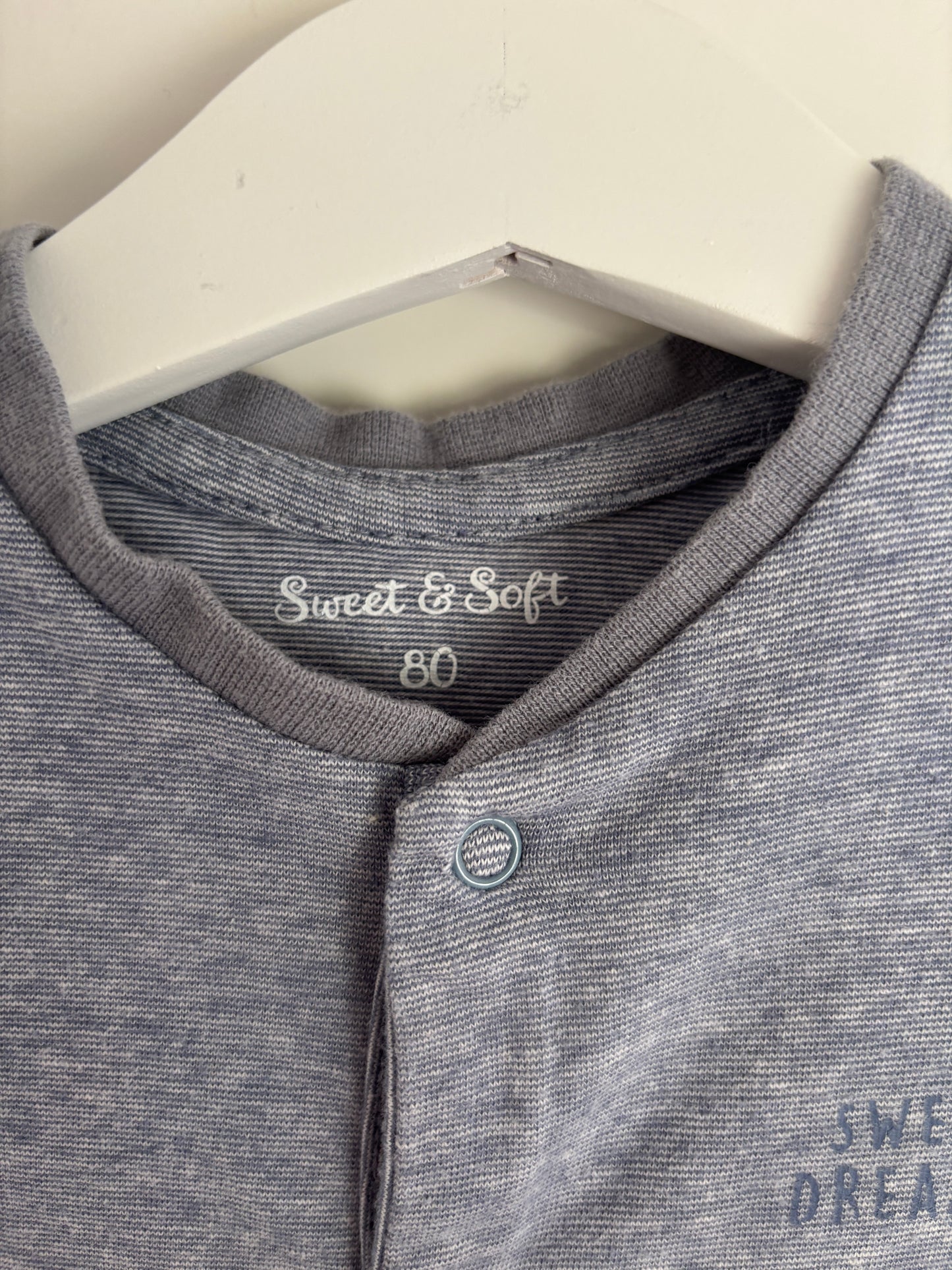 Blauwe eendelige pyjama