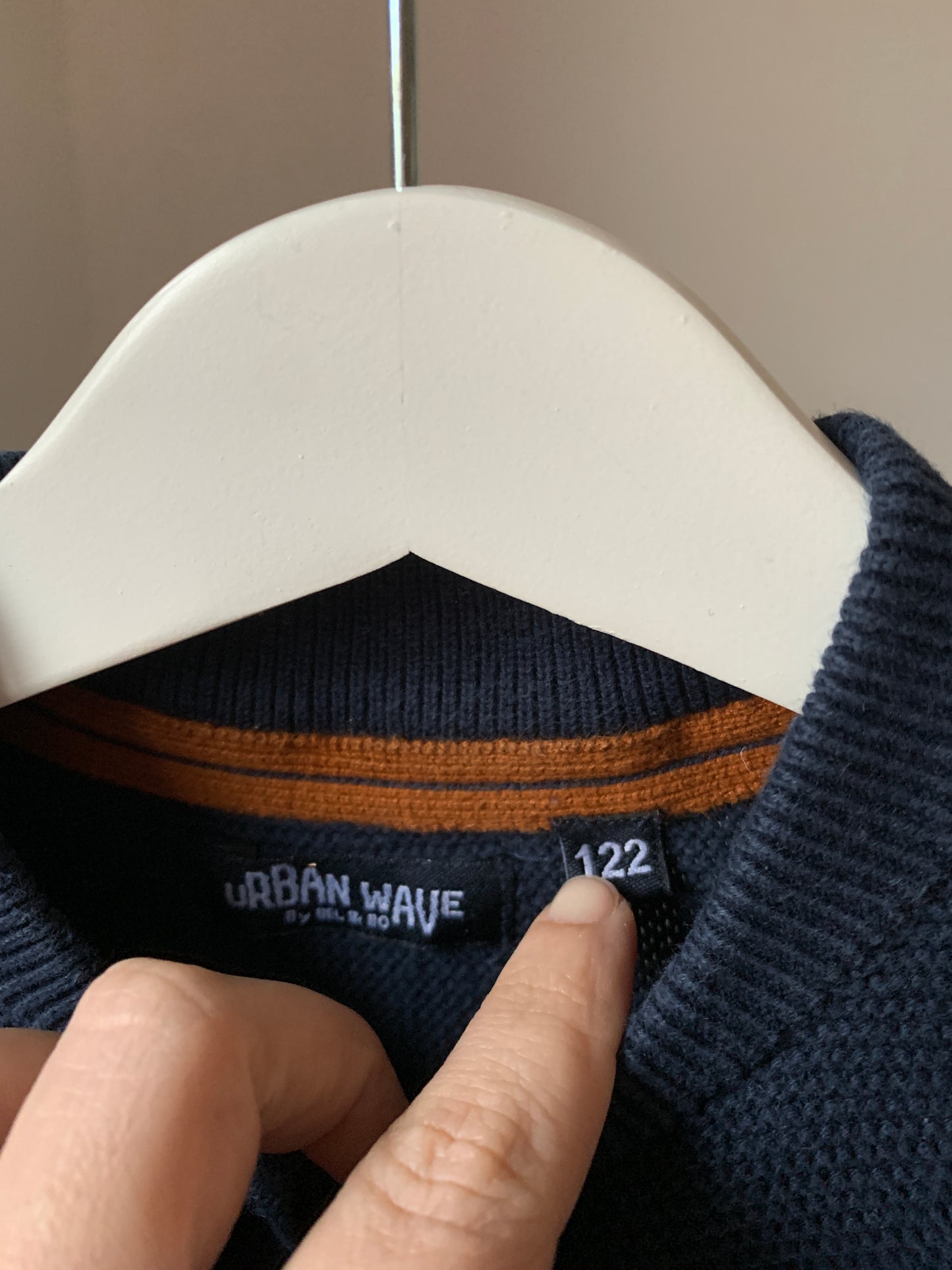 Marineblauwe vest