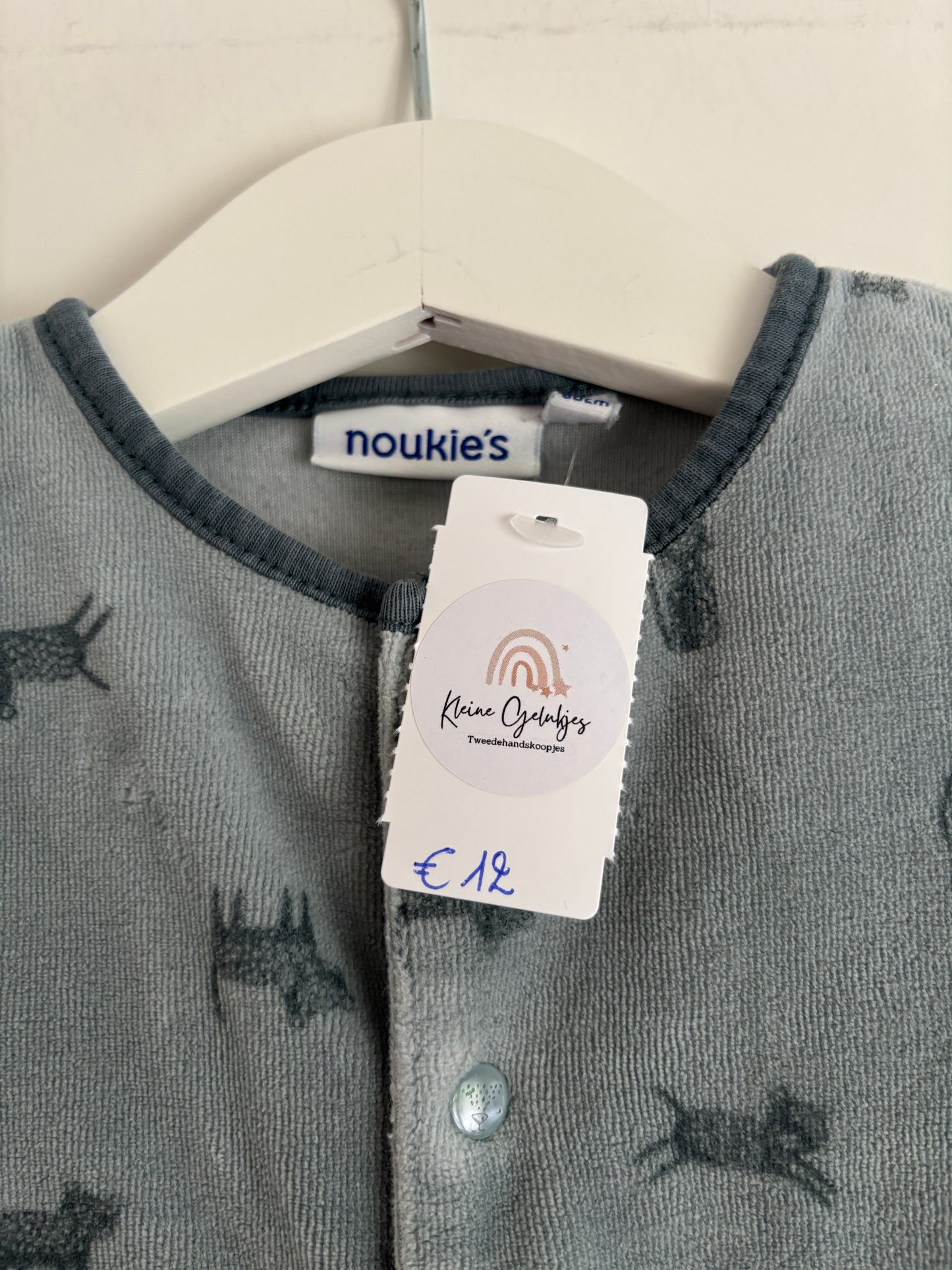 Blauwgroene eendelige winterpyjama