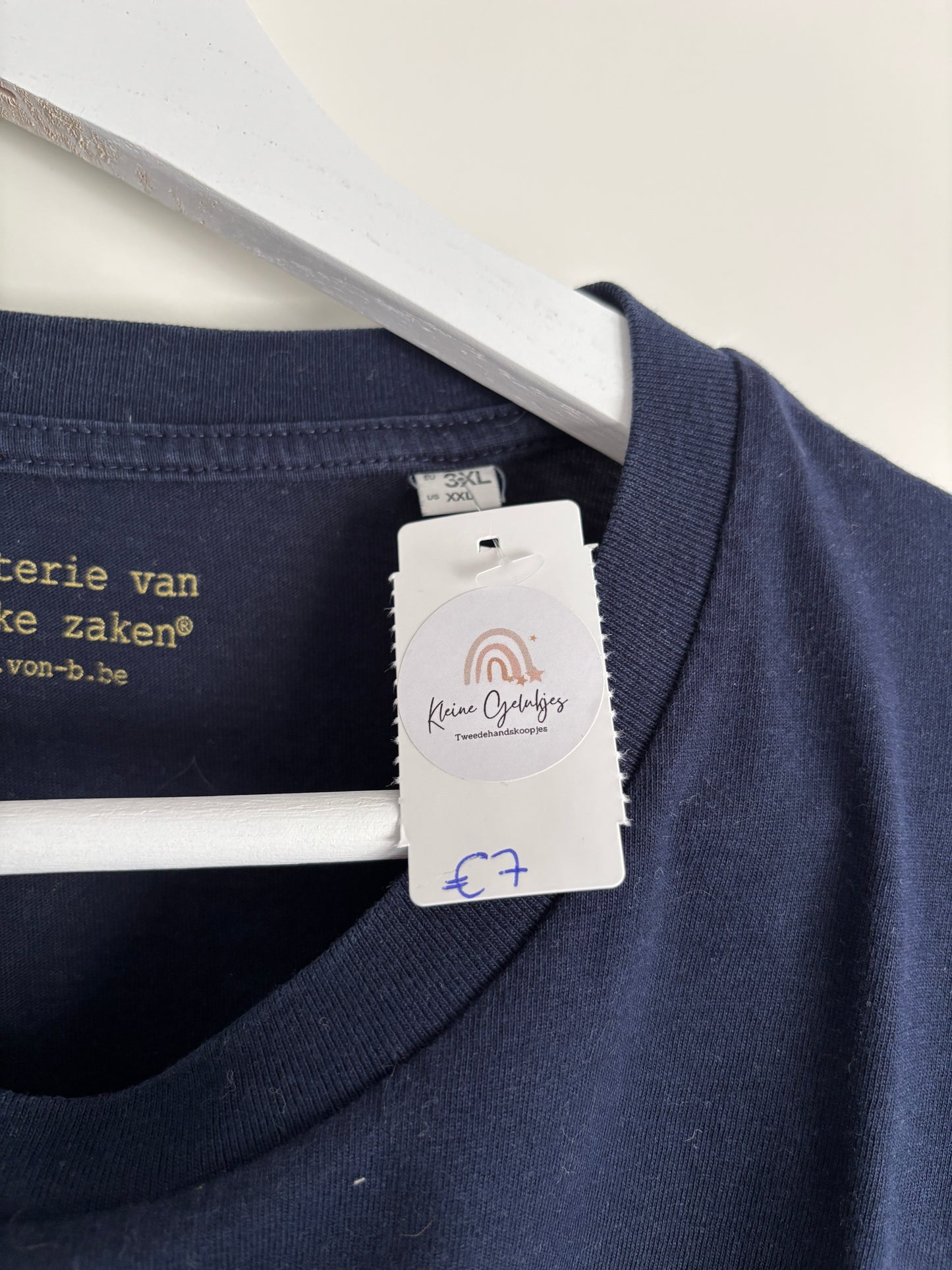 Marineblauwe T-shirt