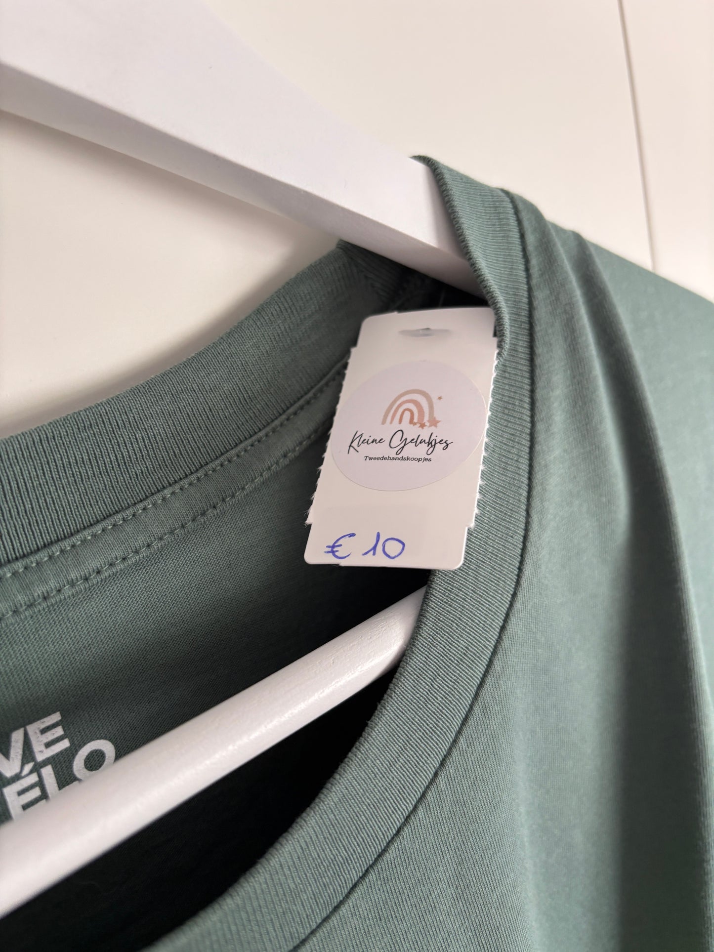 Donkergroene T-shirt