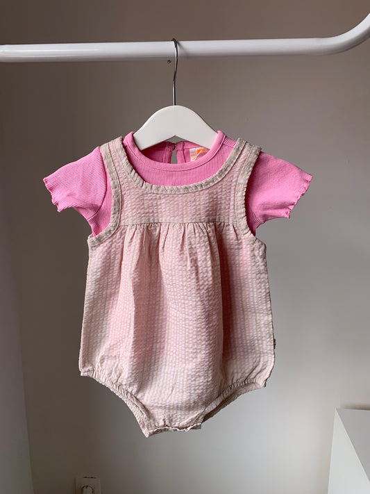 Setje: T-shirt en zomersalopette 🔗