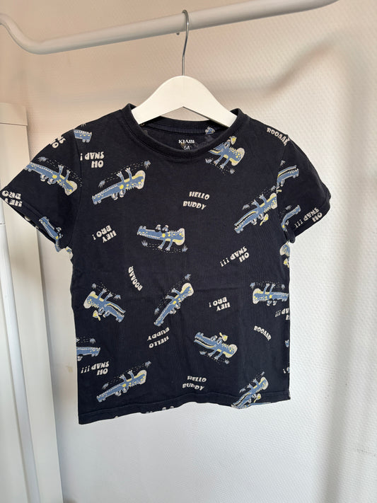 Marineblauwe T-shirt ⚡