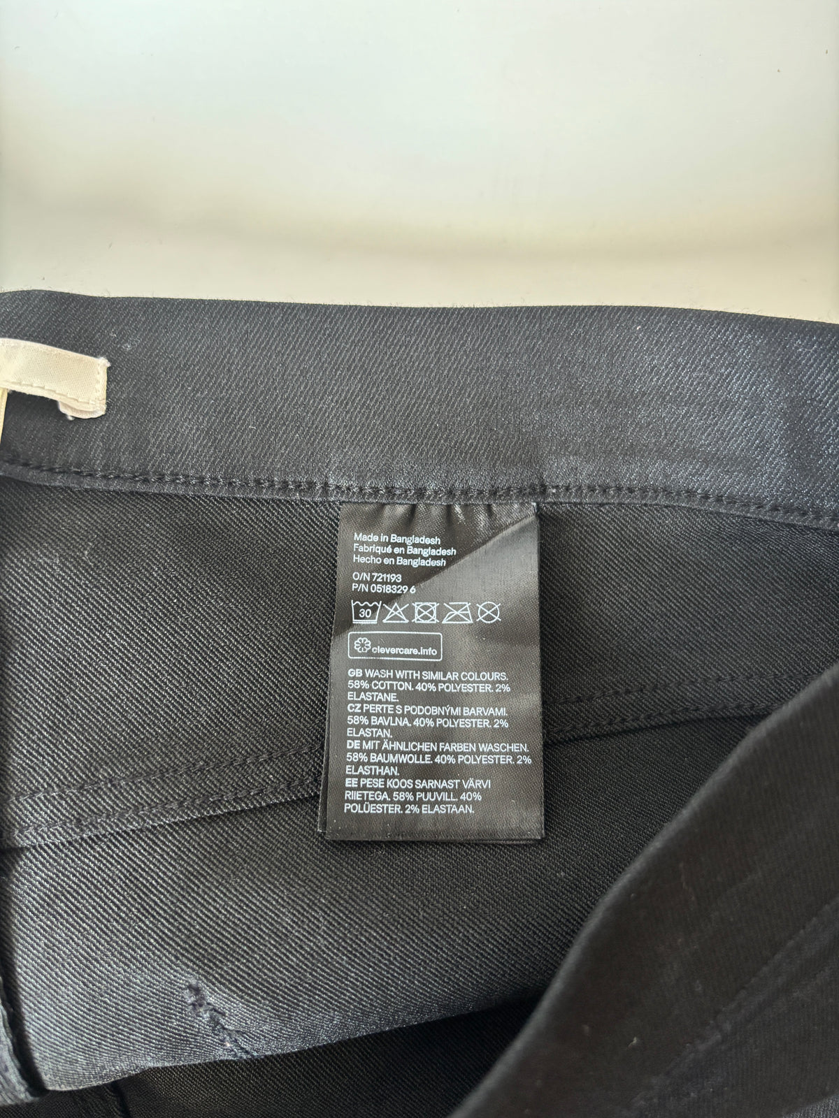 Zwarte jegging | H&M | 38