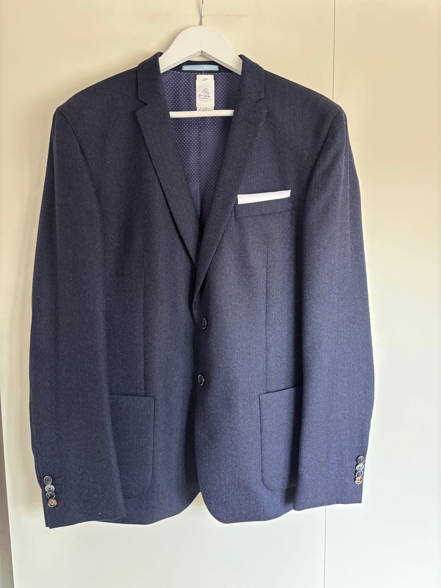 Marineblauwe blazer