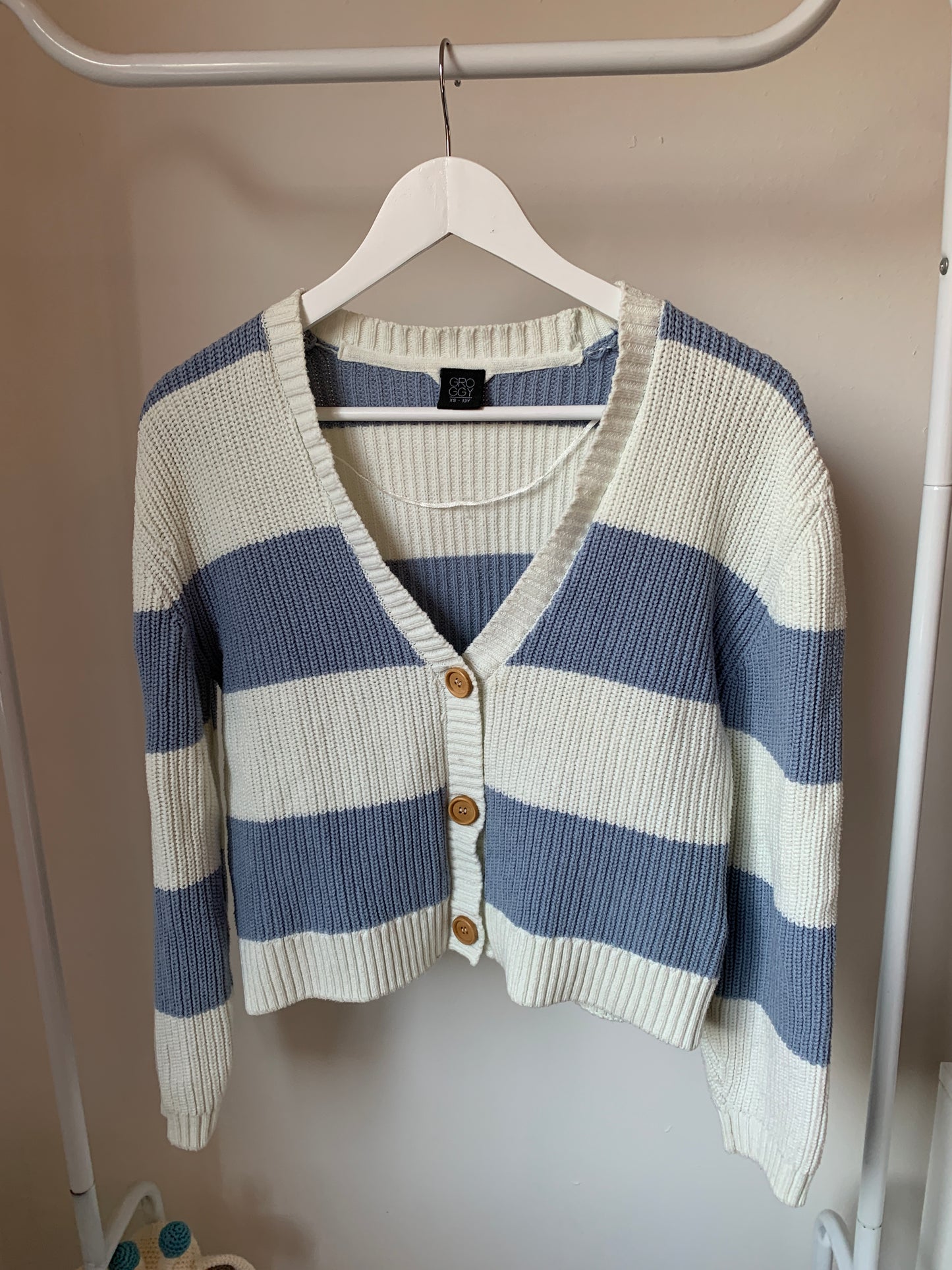Gestreepte cardigan 💸
