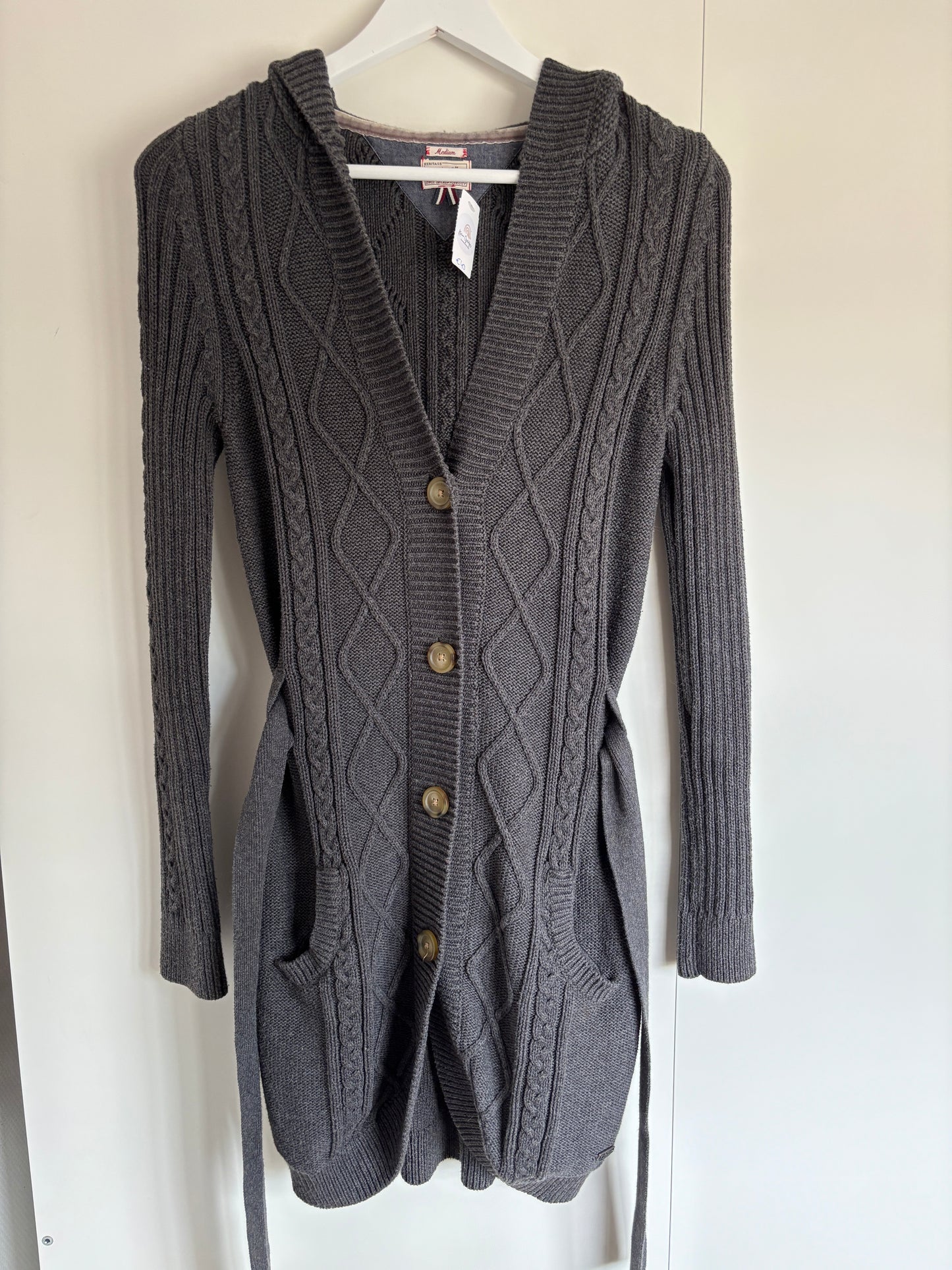 Grijze cardigan