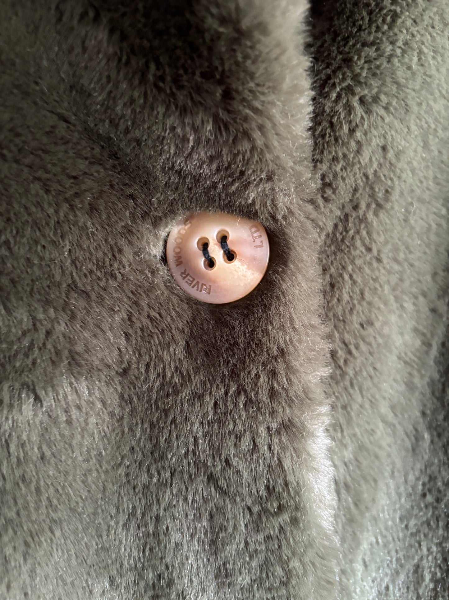 Donkergroene winterjas