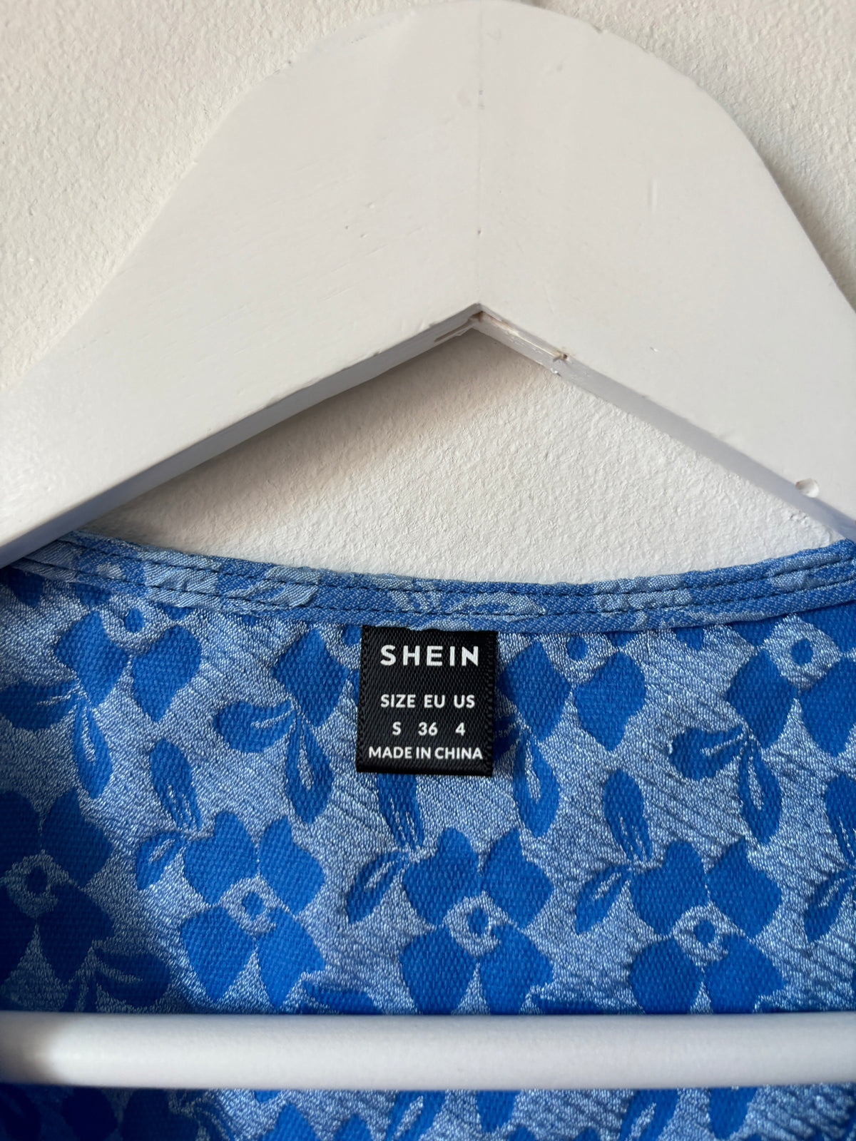 Blauwe gilet | Shein | S