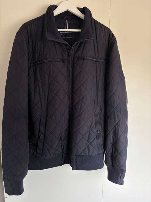 Marineblauwe winterjas