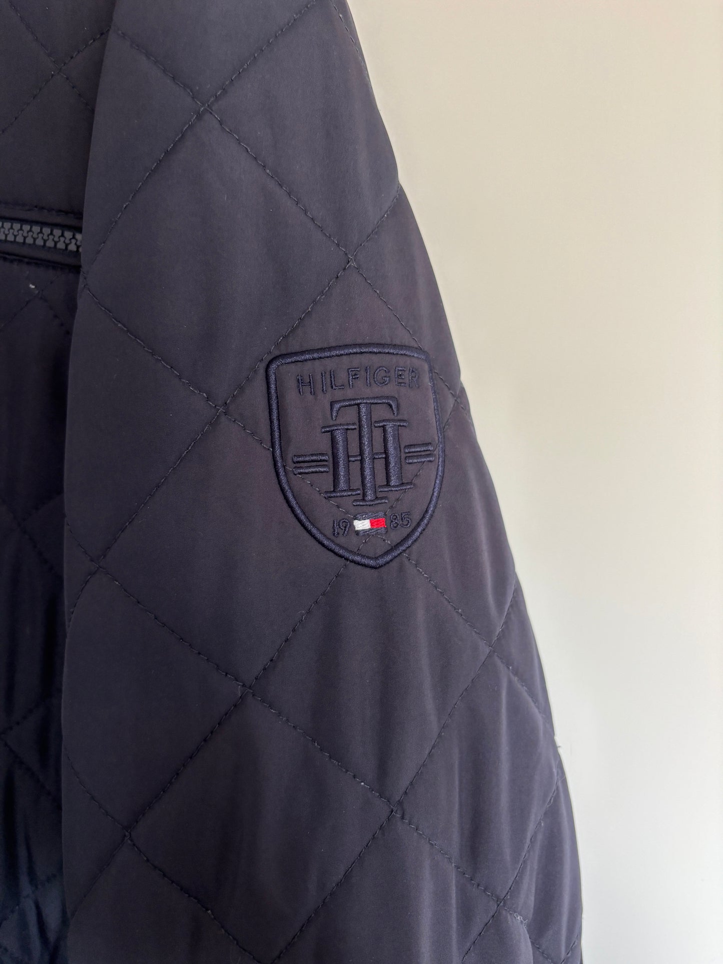 Marineblauwe winterjas