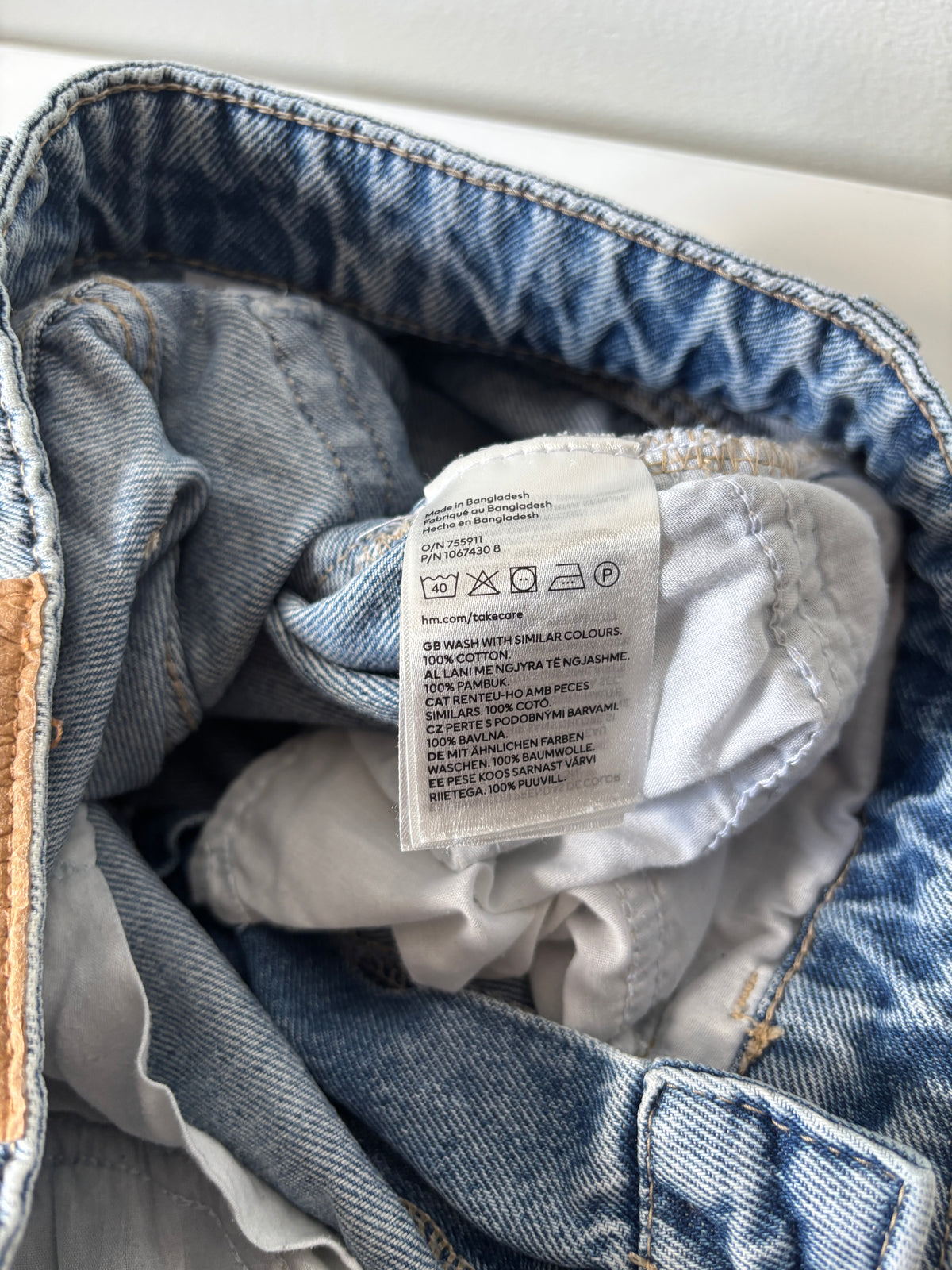 Wijde jeansbroek | H&M | 36