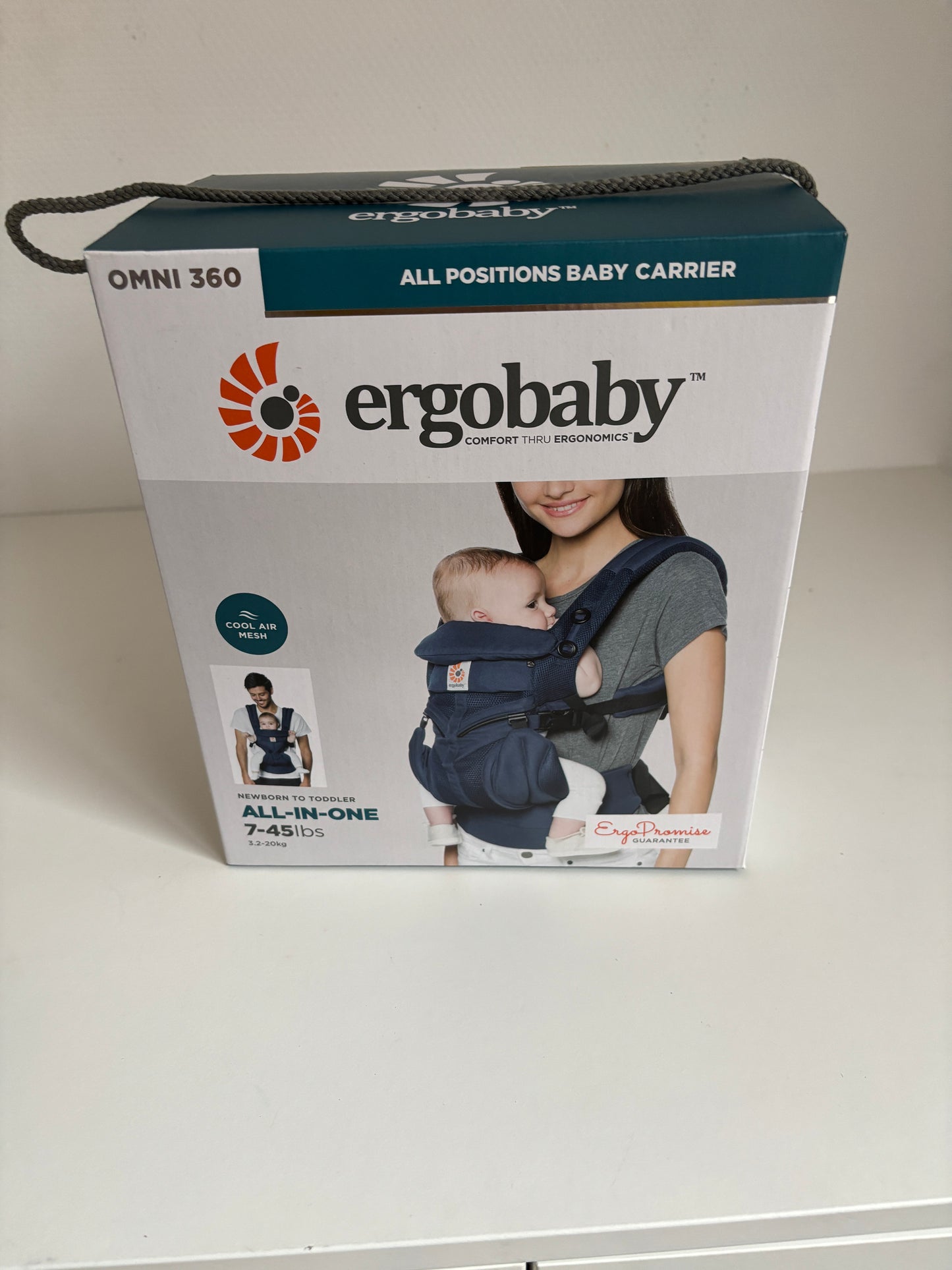 Marineblauwe draagzak