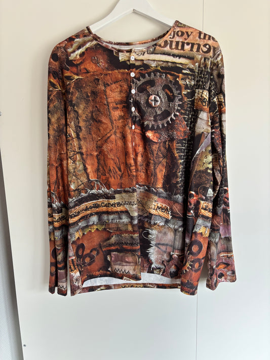 Roestkleurigelongsleeve