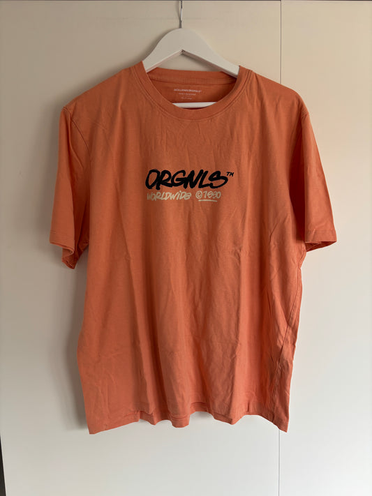 Koraalkleurige T-shirt