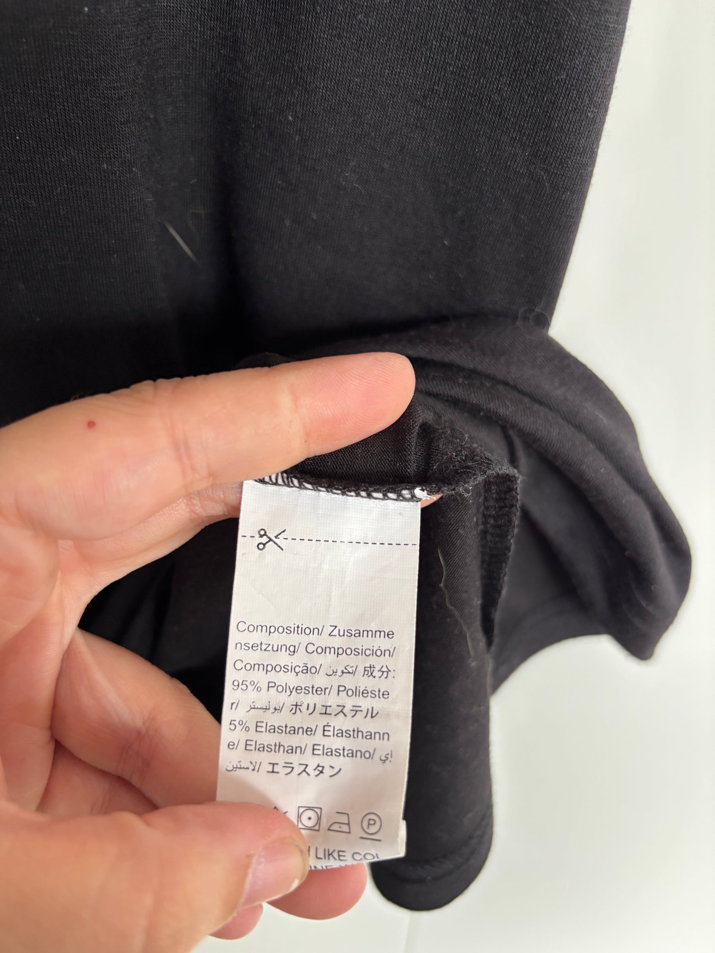 Zwarte T-shirt "Kung Fu Bear"