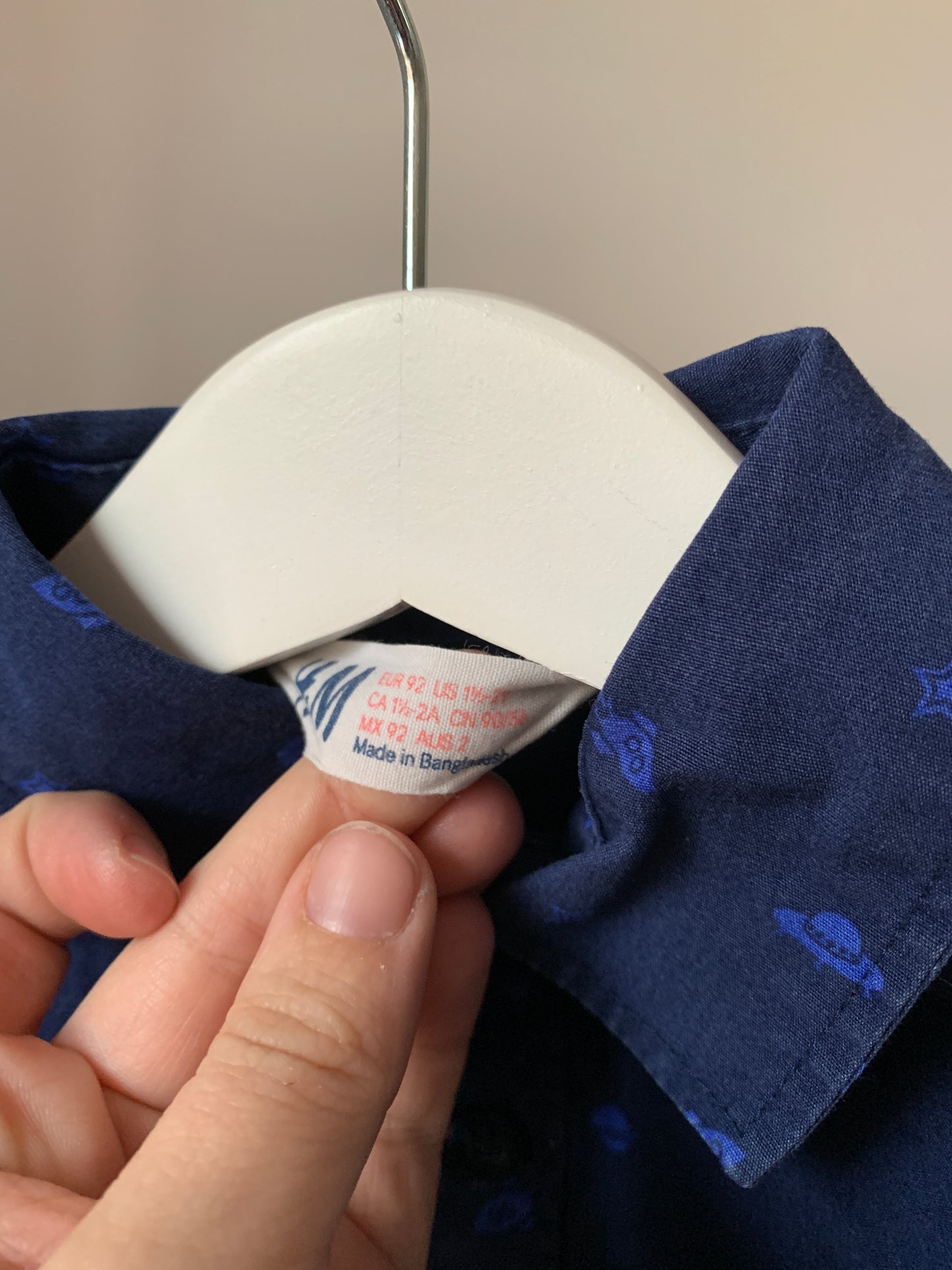 H&M hemd 92 - nieuwstaat 💸