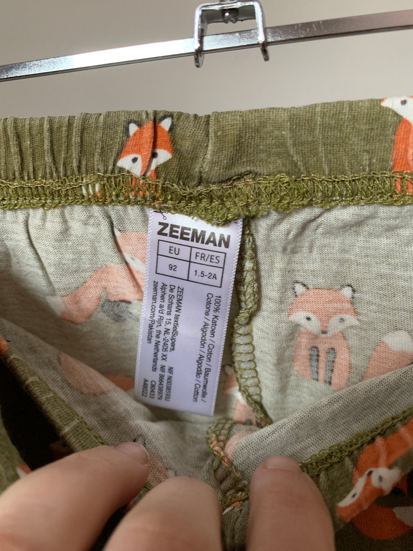 Zeeman pyjama 92 - zeer goede staat ⚡