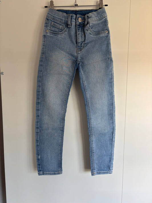 Lichtblauwe jeansbroek