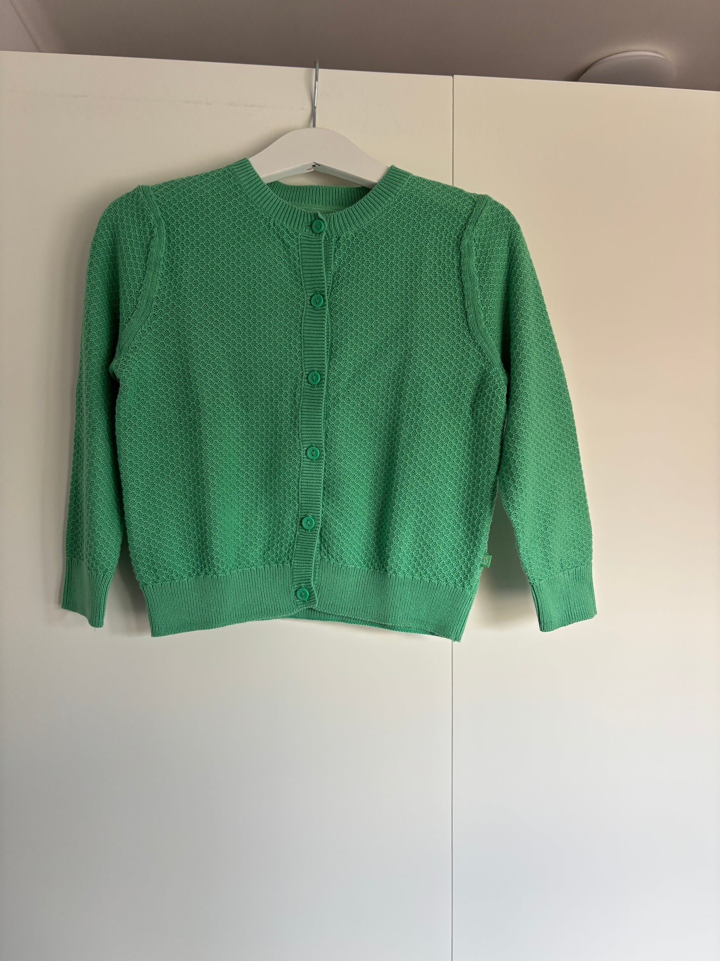 Groene cardigan