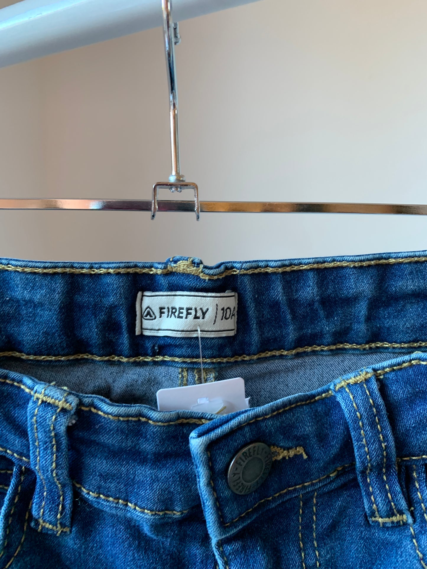 Donkerblauwe skinny jeansbroek 💸