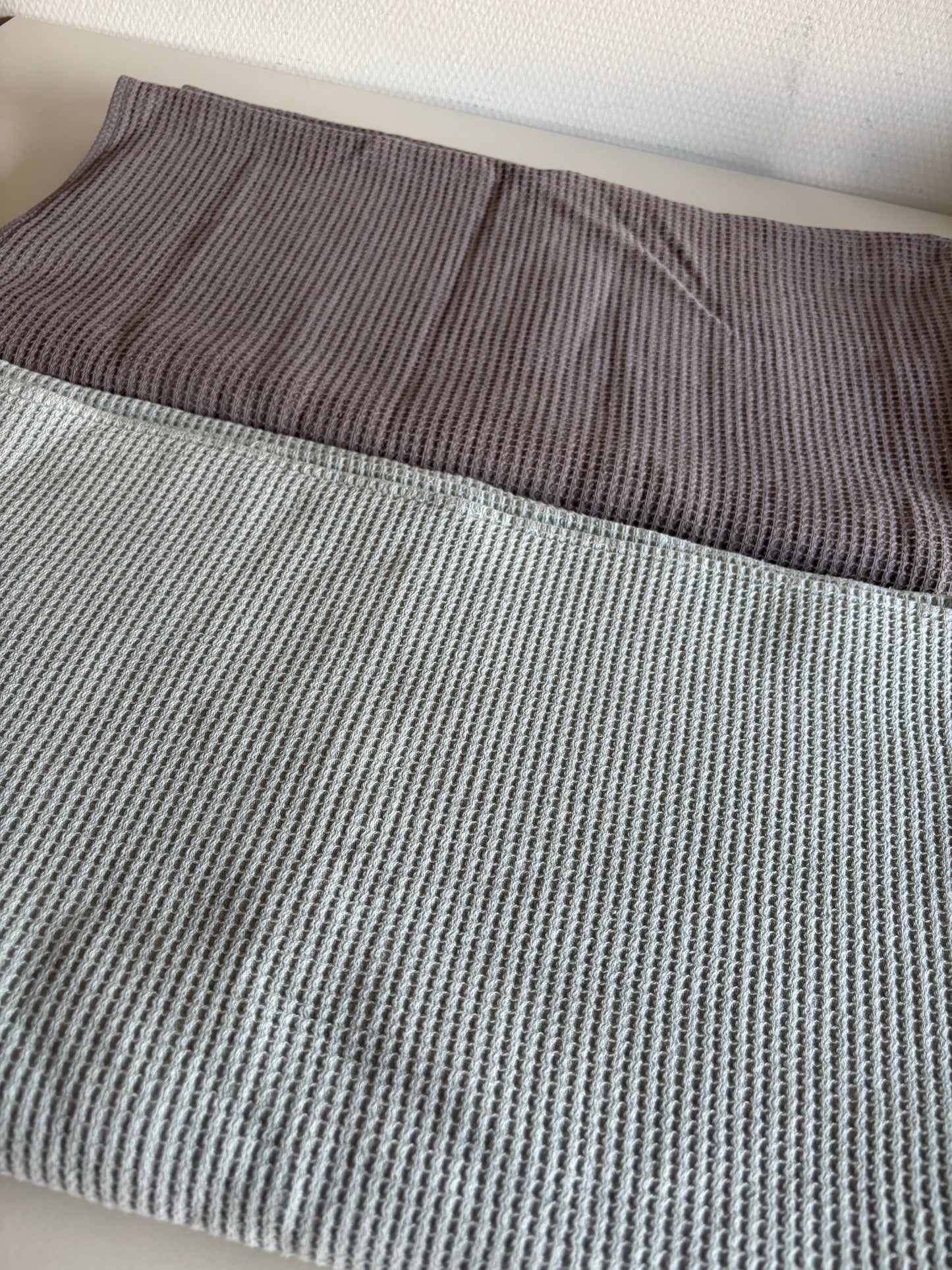 Dekentje met wafelstructuur