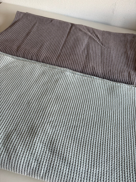 Dekentje met wafelstructuur