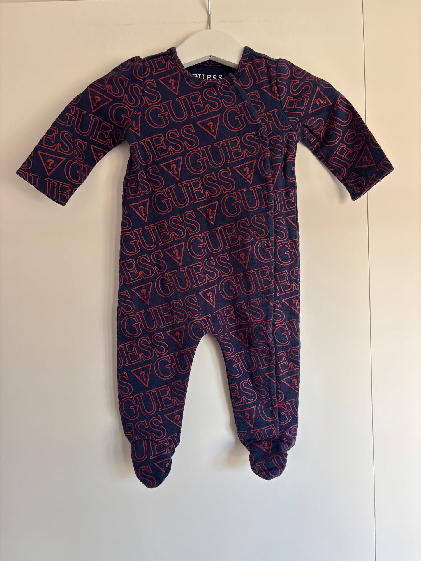 Marineblauw eendelige pyjama