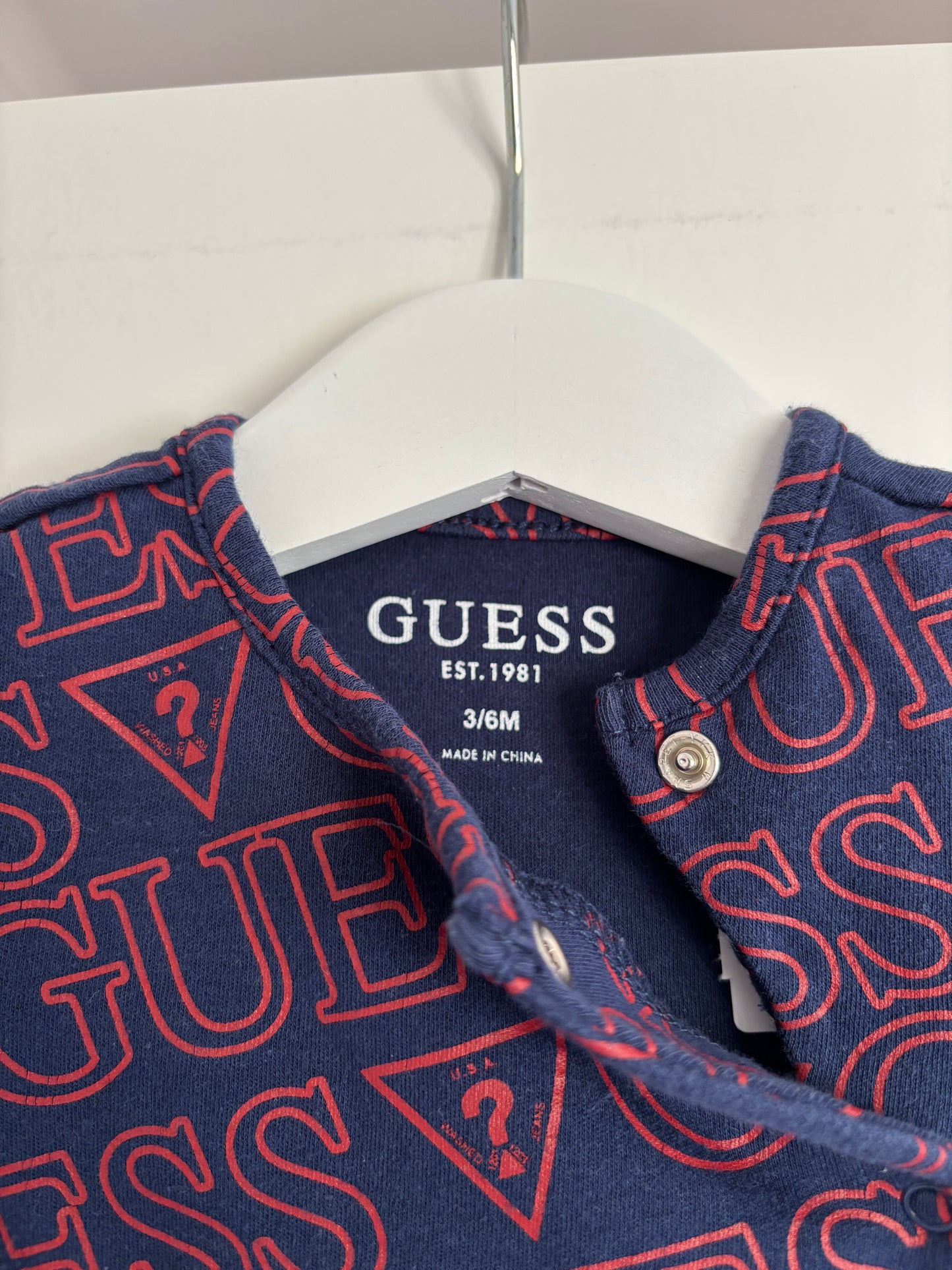 Marineblauw eendelige pyjama