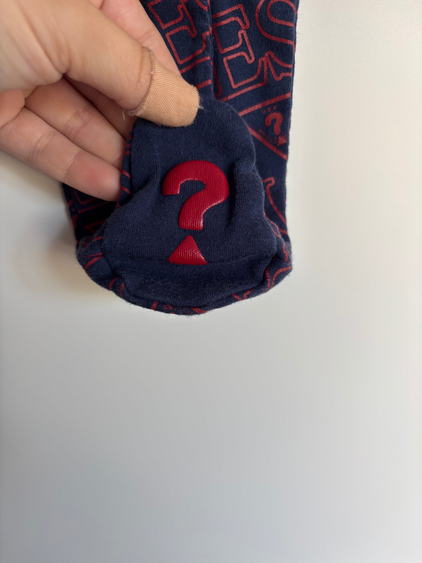 Marineblauw eendelige pyjama