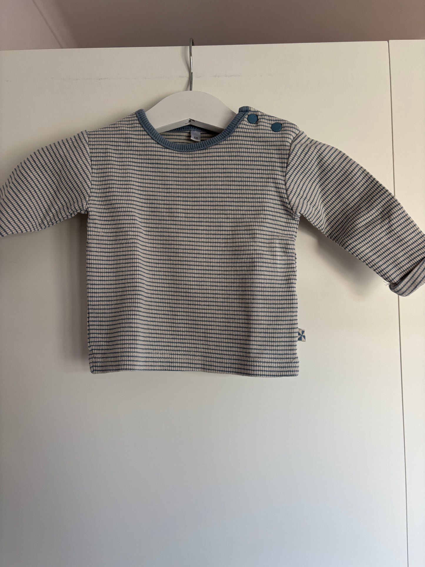 Gestreepte riblongsleeve