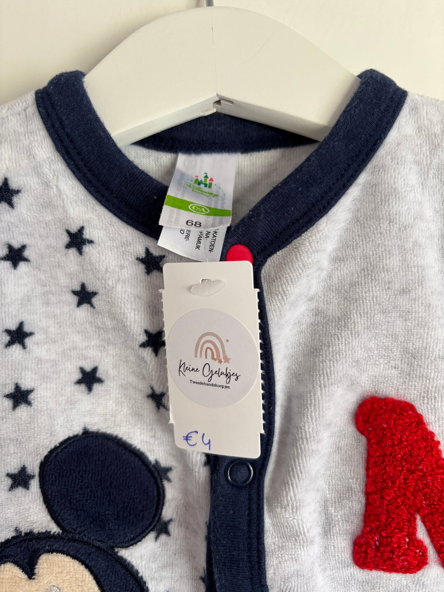 Eendelige winterpyjama Mickey Mouse