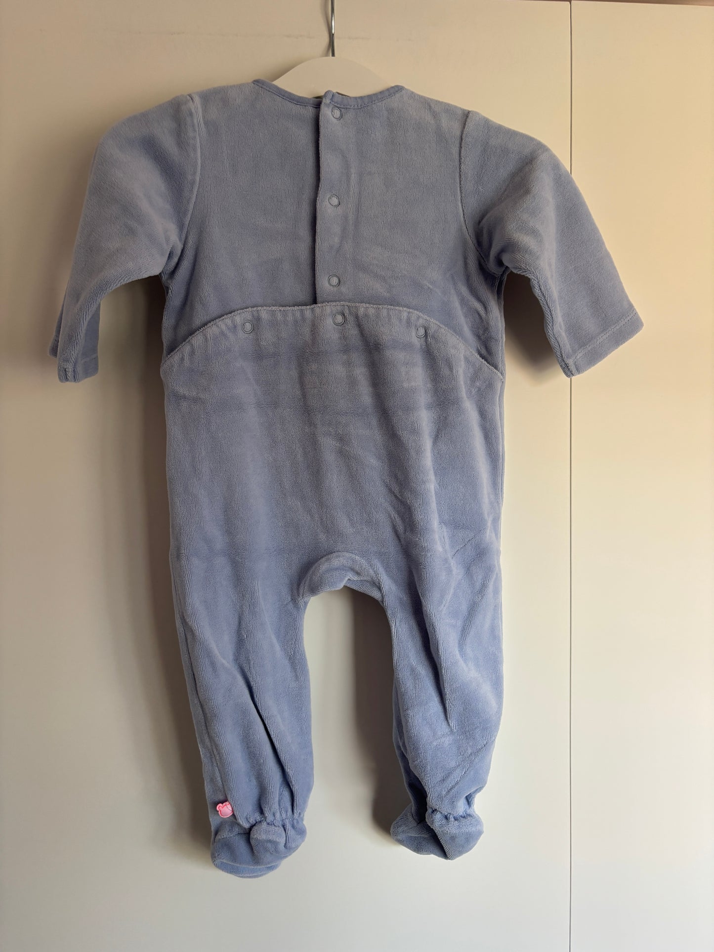 Lichtblauwe winterpyjama